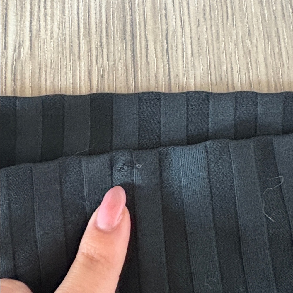 Aerie OFFLINE OG Flare Pants Ribbed High Rise Black XS NWT - Picture 4 of 6